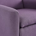 thumbnail image 5 of Dazone Modern Accent Fabric Chair Single Sofa Comfy Upholstered Arm Chair Living Room Furniture(Purple), 5 of 7
