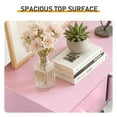 thumbnail image 6 of Resenkos 7-Drawer Tall Cabinet, 5+2 Storage Dresser with Matte Gold Handles - Macaron Pink, 6 of 10