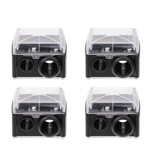 MesaSe 4pcs Eyebrow Pencils Sharpener Eyeliner Pen Sharpener for Woman (Black)