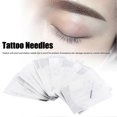 thumbnail image 3 of 20pcs Microblading Needles Disposable Permanent Makeup Tattoo Blades for Eyebrow Eyeliner Microblading3RS, 3 of 4