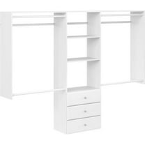 Easy Track Ph80 4' To 8' Deluxe Pro Closet - White