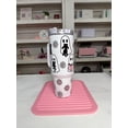 thumbnail image 6 of YARNIX Bookish Cute Ghosties Stainless Steel Quencher - Ghost Cat Tumbler, 40oz, White - Opaque lid, 6 of 8