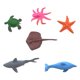 thumbnail image 1 of Paquete De 6 Gelatinas Sensoriales Con Criaturas Marinas Que Crecen En Agua. Increíble Juguete Educativo Para Niños Y Niñas (6 Criaturas Marinas Y Colores Surtidos)., 1 of 8