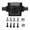 Black, variant on ENYOUNG Aluminum Alloy Front and Rear Gearbox RC Car Upgrade Part for HBX 1/24 2098B Climbing Car Black 1.8 inches / 45 mm