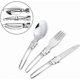 thumbnail image 2 of Camping cutlery set of 3 (fork/knife/spoon), 2 of 4
