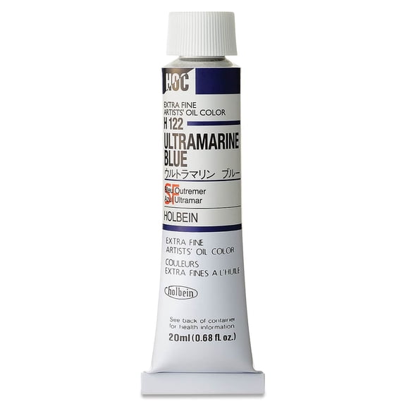 Holbein Artists' Oil Color - Ultramarine Blue, 20 ml tube