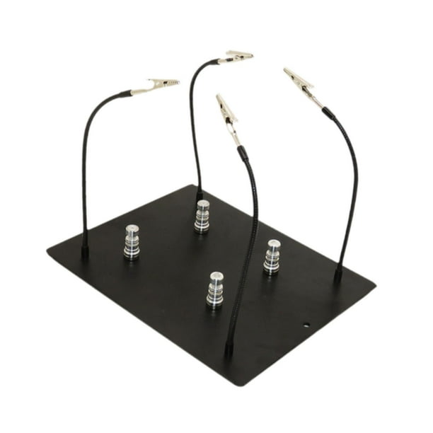 Soporte de soporte de la máquina de mano de aire caliente de la base de servicio pesado Fijación de fijación de la abrazadera giratoria ajustable para Estilo B
