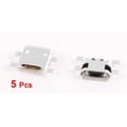 thumbnail image 3 of 5pcs Micro U B Female Port 180 Degree 5P  SMT Socket Soldering Connector, 3 of 3
