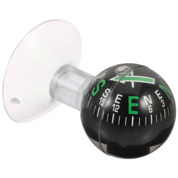 HONMEET Dash Mount Compass Driving Assistance Black 1Pack