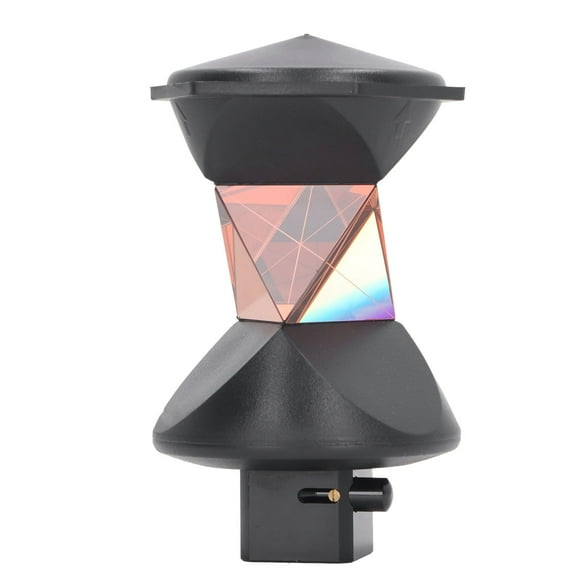 Total Station Triangular Prism, 360 Total Station Prism 6 Prisms Connecting ABS Shell Automatic Tracking Universal for GRZ4