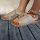 thumbnail image 1 of Sandalias planas con punta abierta para mujer, sandalias cómodas, informales, cómodas, para playa Wmkox8yii  hj789, 1 of 3