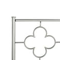 thumbnail image 4 of SAFAVIEH Morris Geometric Glam Lattice Metal Headboard, Queen, Antique Silver, 4 of 8