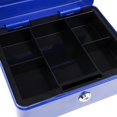 thumbnail image 3 of Caja de almacenamiento creativa Caja de espacio de ahorro de apariencia de bloque de construcción Azul Macarena Estuche para contenedores de piezas pequeñas, 3 of 8