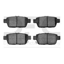 Dynamic Friction Company 5000 Advanced Brake Pads - Ceramic 1551-1103-00-Rear Set For 2006-2014 Honda Ridgeline, 2009-2014 Acura TL