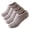 4 Pairs_ Dark khaki, variant on Cozy Winter Fuzzy Women Socks Grip Slippers Fluffy House Non Skid Microfiber Socks