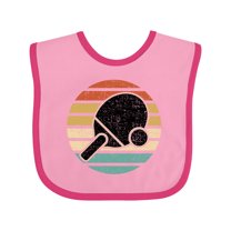 Inktastic Table Tennis Ping Pong Boys or Girls Baby Bib