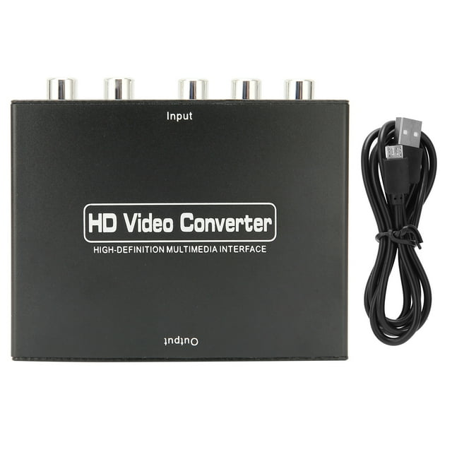 Interfaz multimedia HD a adaptador convertidor de vídeo por componentes YPbPr 1080P para monitor DVD