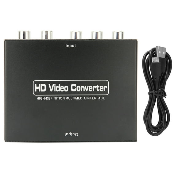 Interfaz multimedia HD a adaptador convertidor de vídeo por componentes YPbPr 1080P para monitor DVD