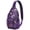 Bohemian, variant on Yellow Pineapple Print Crossbody Sling Backpack, Multi-Functional Shoulder Backpack for Women Men, Ideal for Cycling, Photography, Shopping with Layered Storage