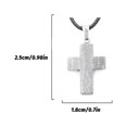 thumbnail image 3 of Exquisite Quartz Crystal Crosses Pendants Small Stone Jewelry Simple Pendants Wide Application Style All-match Pendant Decoration Christmas Gift, 3 of 6