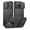 Translucent Black, variant on SURITCH for iPhone 13 / 14 Magnetic Case, Compatible with Magsafe, with Built-in Kickstand, Camera Cover and Translucent Back, Rugged Shockproof Cases Slim Protective Cover, Translucent Black