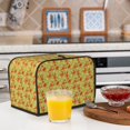thumbnail image 6 of Yiaed Crab Lobster Print Two Slice Bread Machine Cover, Universal Size Kitchen Appliance Cover for Bread Machine,Bread Machine Cover, 6 of 7
