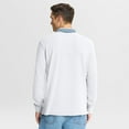 thumbnail image 2 of Men's Fanatics White Milano Cortina 2026 Winter Olympics Tipped Long Sleeve Polo, 2 of 5