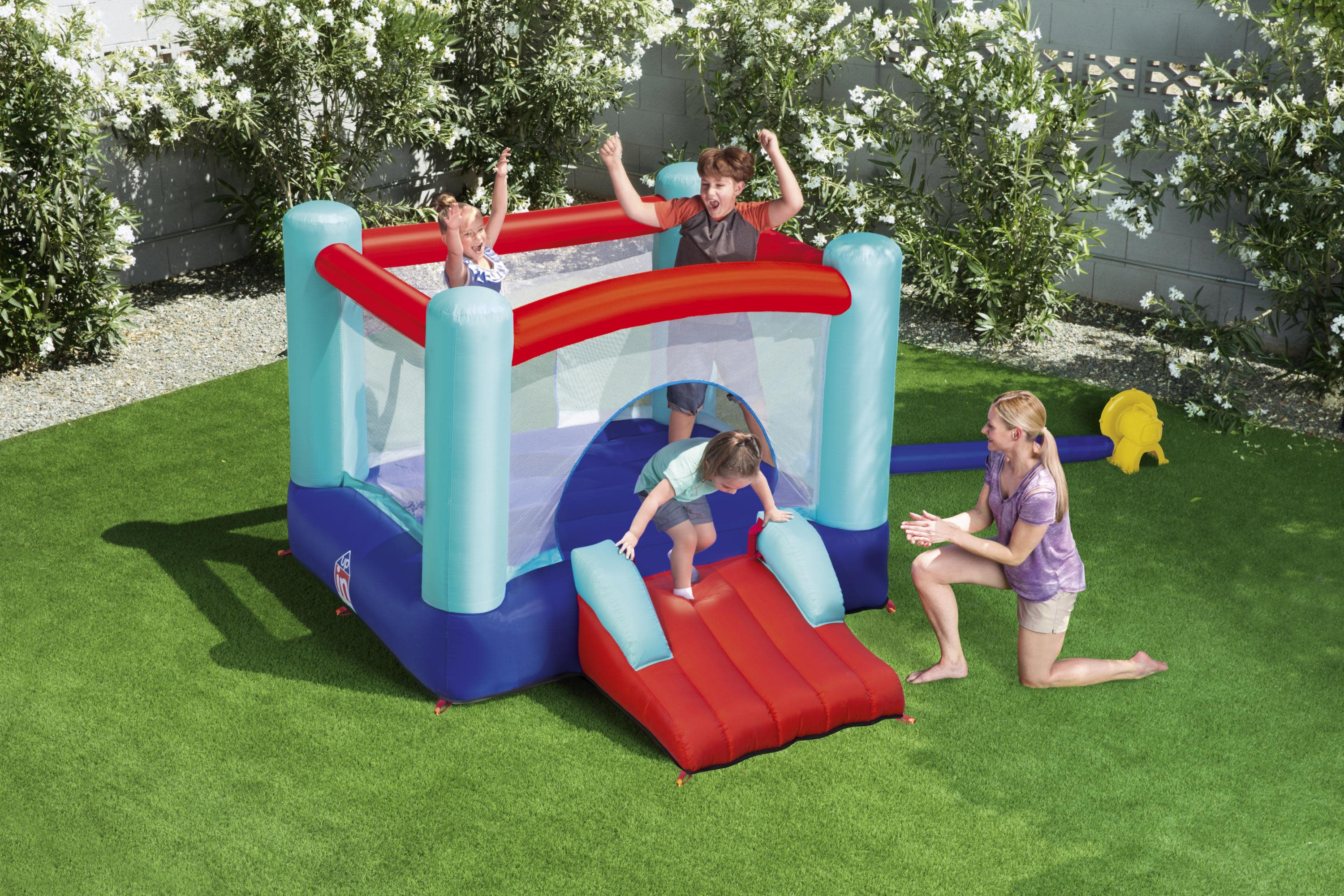 Bestway Spring 'n Slide Park Inflatable Bounce House - image 5 of 17