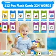 thumbnail image 3 of MAGOTAN Bear Talking Flash Cards Toddler Toys 112 Cards 224 Sides Learning Toys for 1-6 Years Old Boys Girls Kids Birthday Gift, Blue, 3 of 9