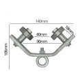thumbnail image 1 of DPTALR Leg Pulley Proxy Hoist Pulley Suspension Round Flat Cable Steel Rope Angle Iron Off Pulley Pulley Assembly, 1 of 1