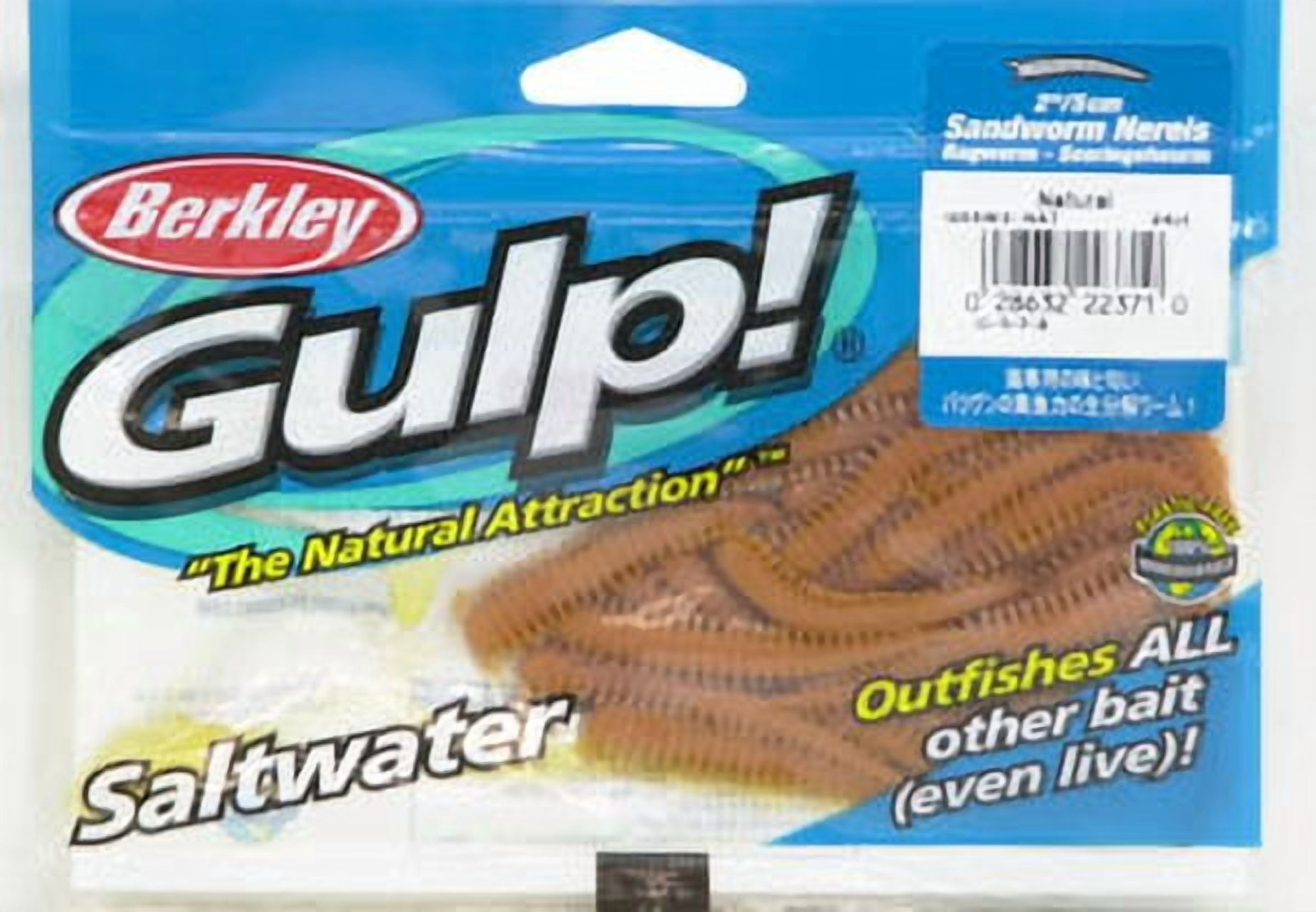 (2 pack) Berkley Gulp! Saltwater Sandworm Soft Bait