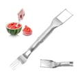 thumbnail image 2 of Elainilye 2-in-1 Watermelon Cutter, Stainless Steel Flodable Watermelon Slicer Watermelon Cutter Melon Cutter,Watermelon Cutting Tool Fruit Cutter for Kitchen, Party, 1 pc, 2 of 9