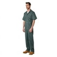 thumbnail image 2 of Dickies Men's Poplin Short Sleeve Coveralls, Lightweight Workwear Uniform, Zipper Front, Durable Fabric, Ideal for All-Day Wear, 2 of 5