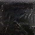 thumbnail image 2 of Shason Textile 37.5" x 8 Yards 3mm Spangle Confetti Sequins 100% Polyester Sewing & Craft Fabric, Black, 2 of 2