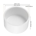 thumbnail image 2 of OULII 8Pcs PVC End Caps For Plumbing Dustproof Cap Cover White, 2 of 8