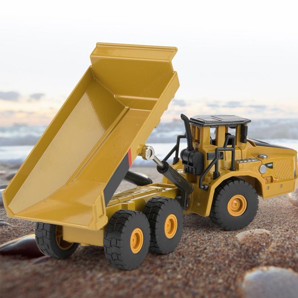 Fyydes Engineering Dump Truck Model, Construction Dump Truck Model,1:50 Alloy Dump Truck Model Engineering Construction High Simulation Car Vehicle Toy