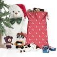 thumbnail image 5 of Christmas Sack – 28" X 20" Canvas Gift Bag with Drawstring, Full Print Polyester Santa Sack, Durable Reusable Xmas Gift Bag for Holiday, Party & Storage, 5 of 5