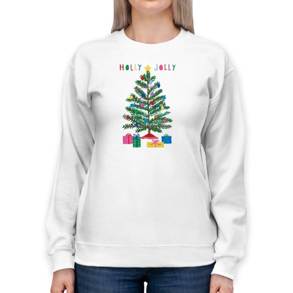 Colorful Christmas B. Sweatshirt Women -Victoria Barnes Designs, Female XX-Large