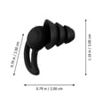 thumbnail image 4 of 1 Paire de Bouchons d'Oreilles en Silicone Lavables à Réduction de Bruit, 4 of 9