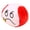 Red, variant on Emoji Face Soft Bean Bags for Beginners and Adults, Durable PU Leather Hand Exercise Squeeze Balls for Stress Relief, Outdoor Toss Games & Coordination Training