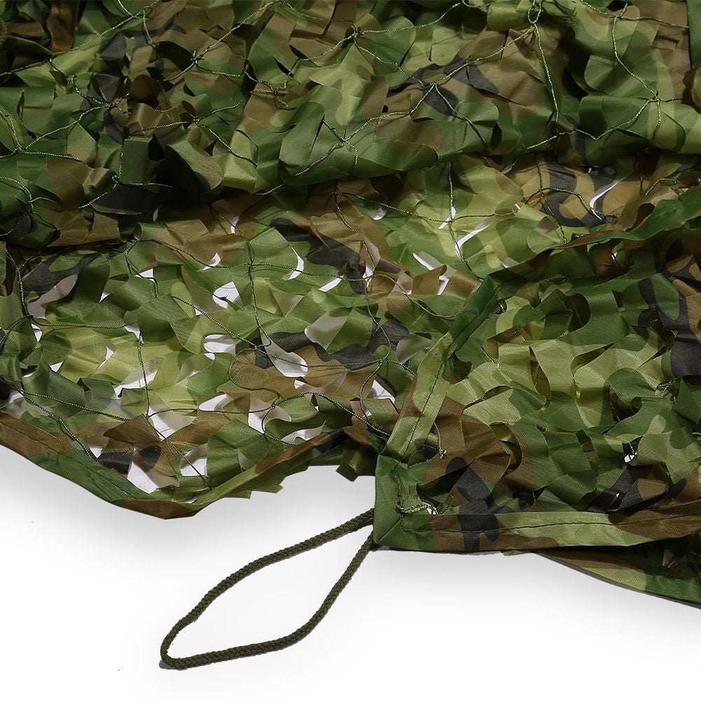 23 x 5FT Woodland Leaves Military Camouflage Net Hunting Camo Camping Netting 