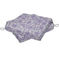thumbnail image 2 of Vargottam Perfect Outdoor/Indoor Square Corner Seat Cushions Water-Resistant Lounge Chair 18.5" x 16" Home Office Patio Furniture Garden Decoration- Pack Of 2 Dusty Purple|Florals, 2 of 5