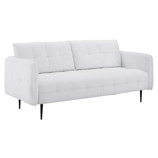 Modway Cameron Sofa en Tissu Capitonné, Blanc