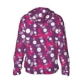 thumbnail image 3 of Uemuo Vintage Vinyl Record Pattern Women's Full Zip UPF 50+ Sun Protection Hoodie Jacket Long Sleeve Sun Shirt Hiking Outdoor Performance with Pockets-X-Large, 3 of 9