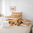 thumbnail image 6 of Manfei Kawaii Capybara 7-Piece Twin Bedding,Cute Animal Pattern Bedding Comforter Set,Brown,Polkadot Reversible, 6 of 7