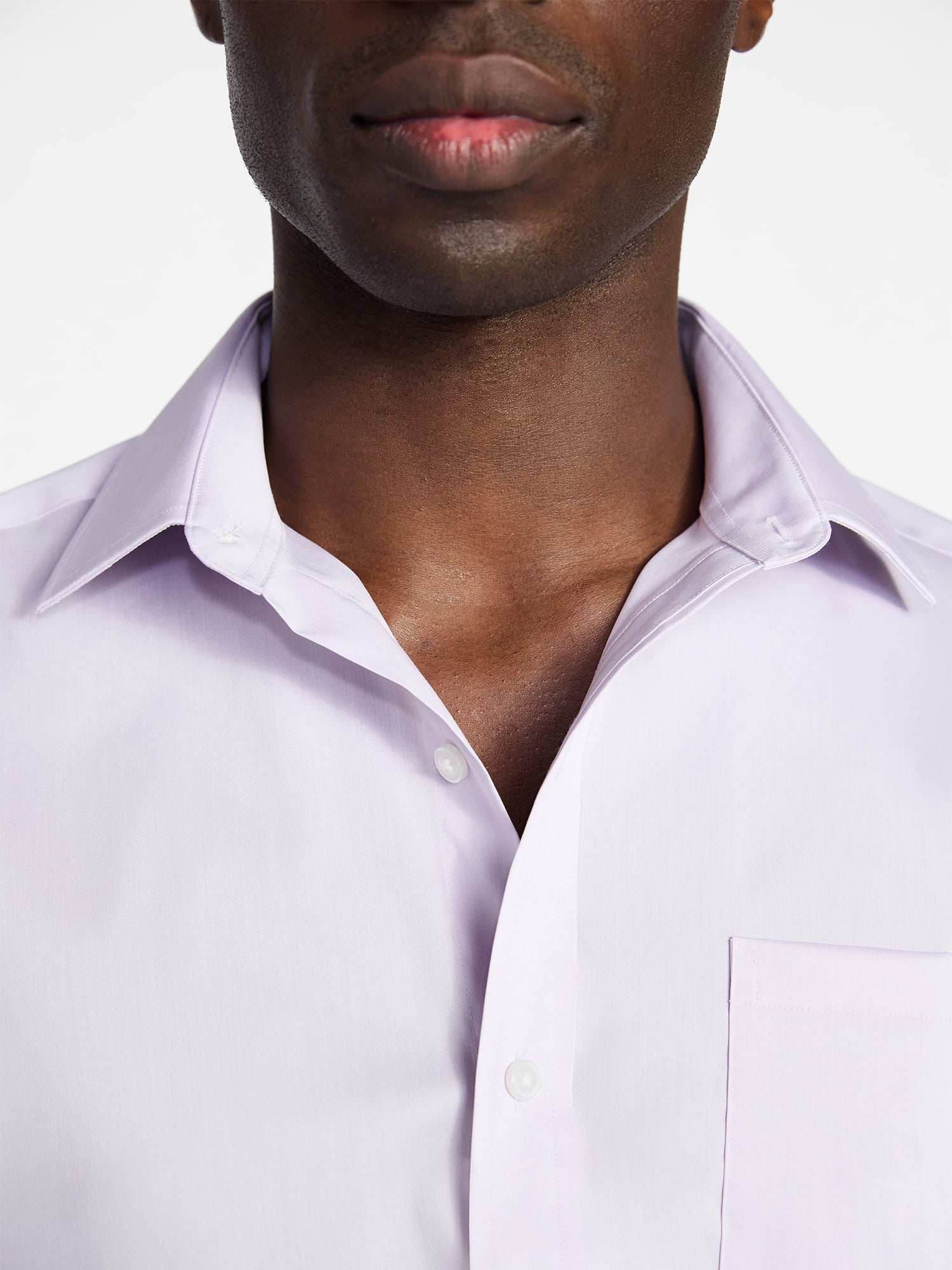 George Men's and Big Men's Classic Dress Shirt with Long Sleeves, Sizes S-3XL