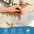 thumbnail image 5 of Yayeee Kitchen Curtains Tier Set of 2 Light Filtering 57"x36" Over Sink Window Panels, Geometric Designs, 5 of 7