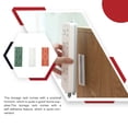 thumbnail image 3 of Advancent Estante de almacenamiento Soporte de pared para colgar Soporte de mano de obra fina Autoadhesivo de larga duración Accesorios para el Type2 NO2, 3 of 6