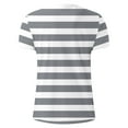 thumbnail image 4 of CONZONE Mens T-Shirts Short Sleeve T Shirts for Men Casual Crew Neck Striped Lightweight Tees Soft Cozy Athletic Tops, 4 of 4