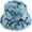 Blue, variant on CoCopeaunts Tie Dye Bucket Hat Reversible Fisherman Hat Summer Thin Beach Bucket Cap for Women Double-Sided Cotton Packable